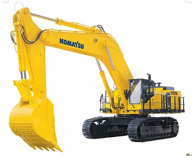 Komatsu PC1250-8 шынжыр табанды экскаваторы (тік күрегі бар)