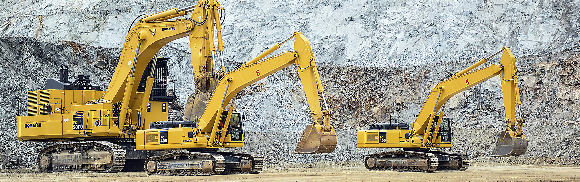 Komatsu PC400-7/LC-7 шынжыр табанды экскаваторы