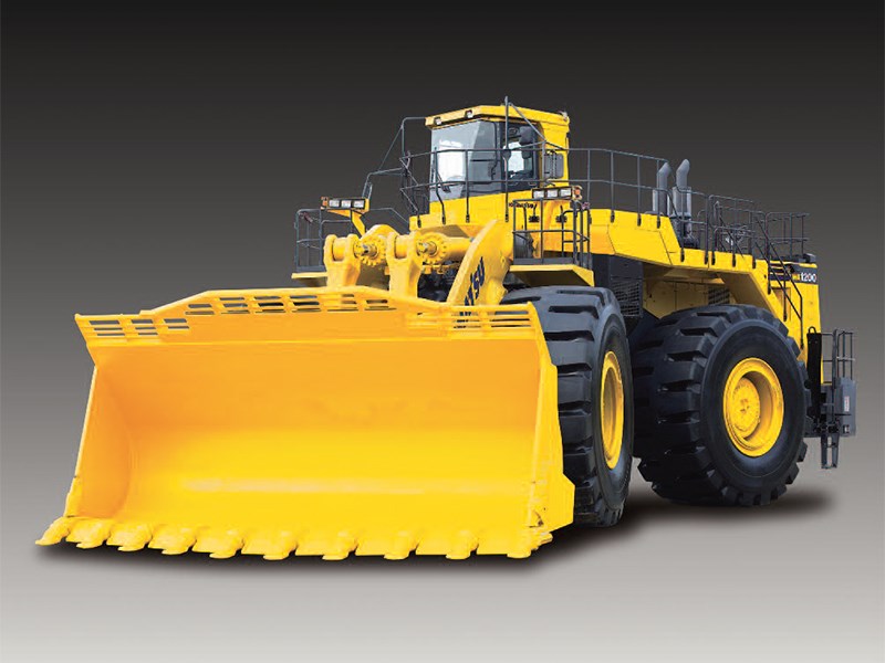 Komatsu WA1200-6 дөңгелекті фронталды жүк тиегіші