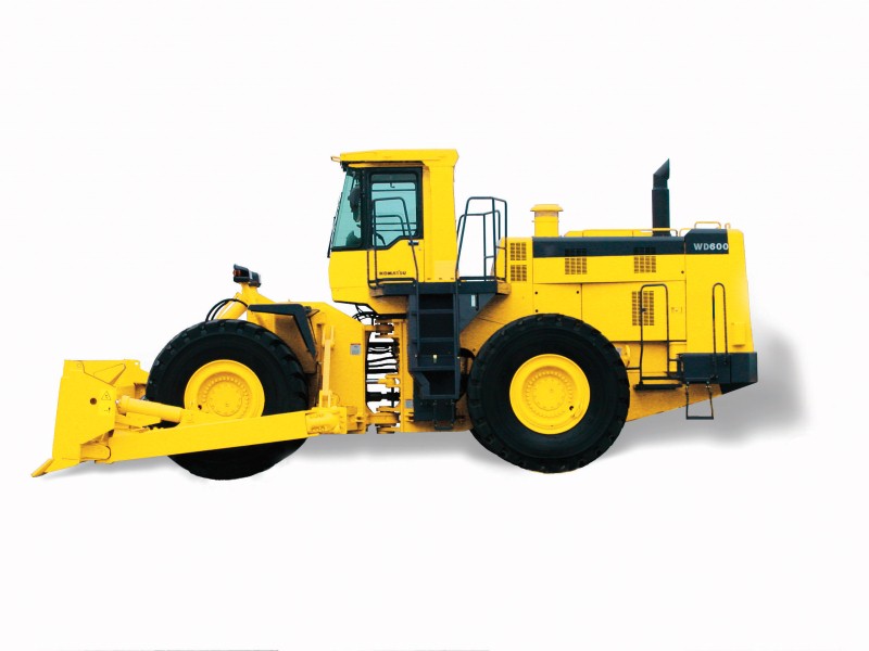 Komatsu WD600-6 дөңгелекті бульдозері