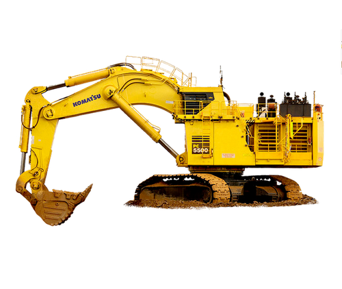 Komatsu PC5500-6, Е-6 шынжыр табанды экскаваторы (кері күрегі бар)