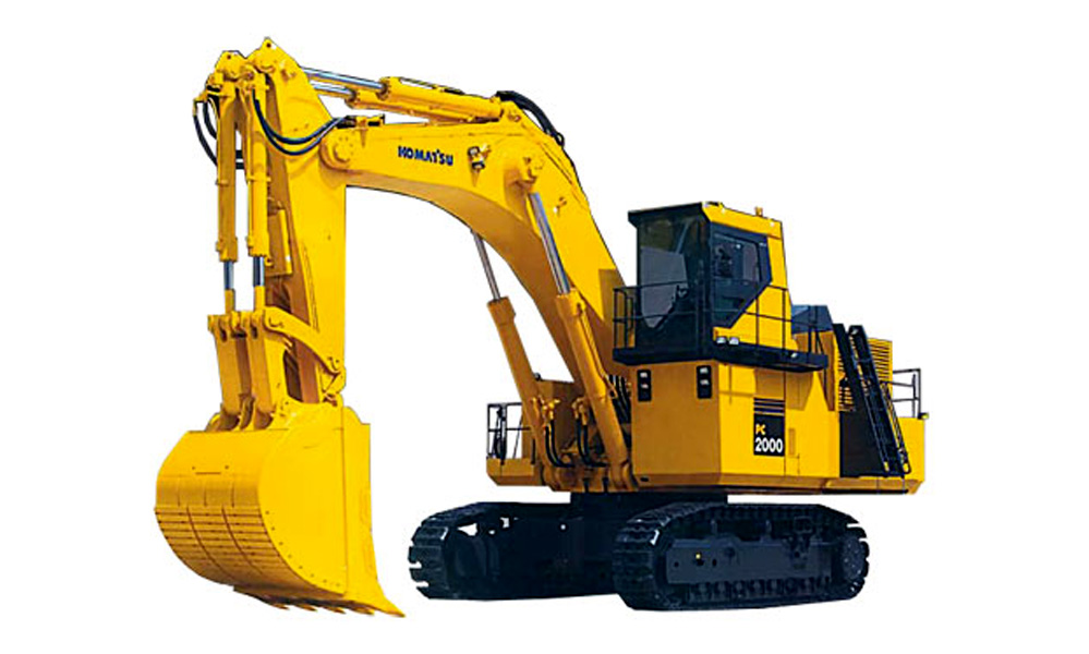 Komatsu PC2000-8 шынжыр табанды экскаваторы (кері күрегі бар)