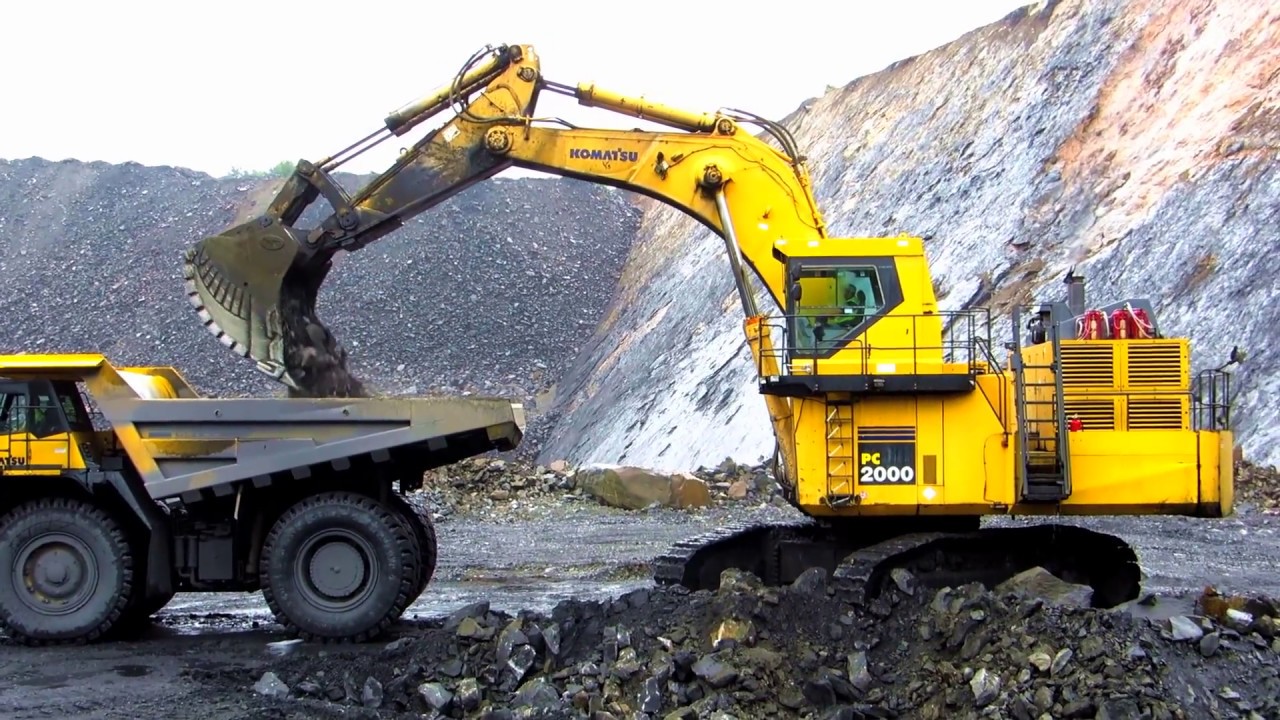 Komatsu PC2000-8 шынжыр табанды экскаваторы (кері күрегі бар)