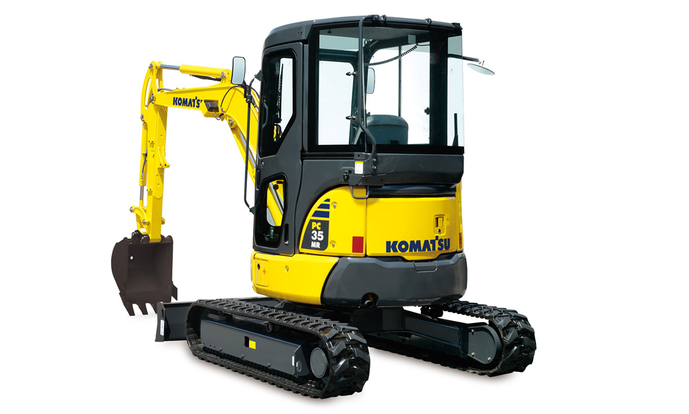 Миниэкскаватор Komatsu PC35MR-3