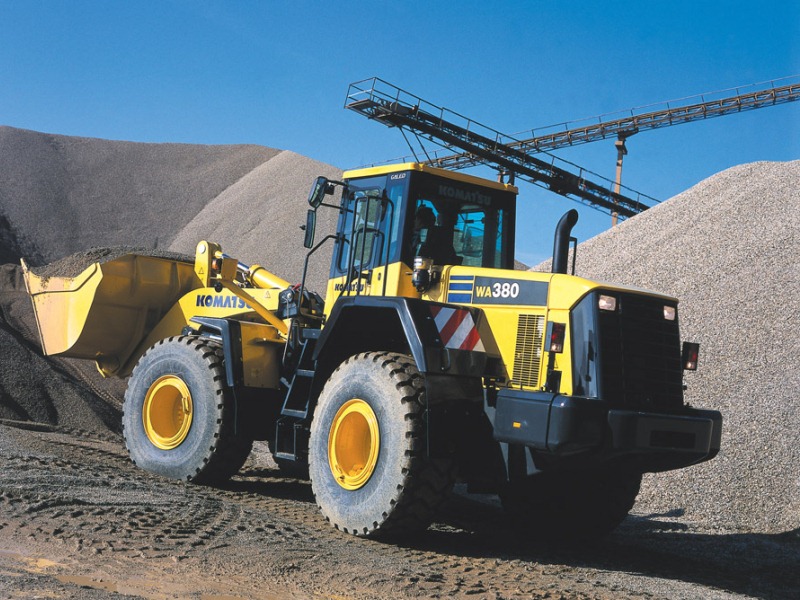 Komatsu WA380-6 дөңгелекті фронталды жүк тиегіші
