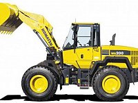 Komatsu WA200-5 дөңгелекті фронталды жүк тиегіші