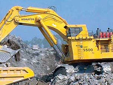 Komatsu PC5500-6, Е-6 шынжыр табанды экскаваторы (кері күрегі бар)