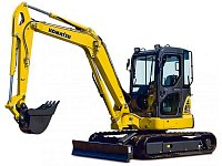 Миниэкскаватор Komatsu PC55MR-3