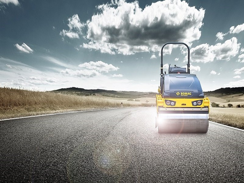 Bomag BW 100 AD-5 жеңіл біріктірілген тандемді аунағы