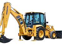 Komatsu WB93S-5 экскаватор-жүк тиегіші