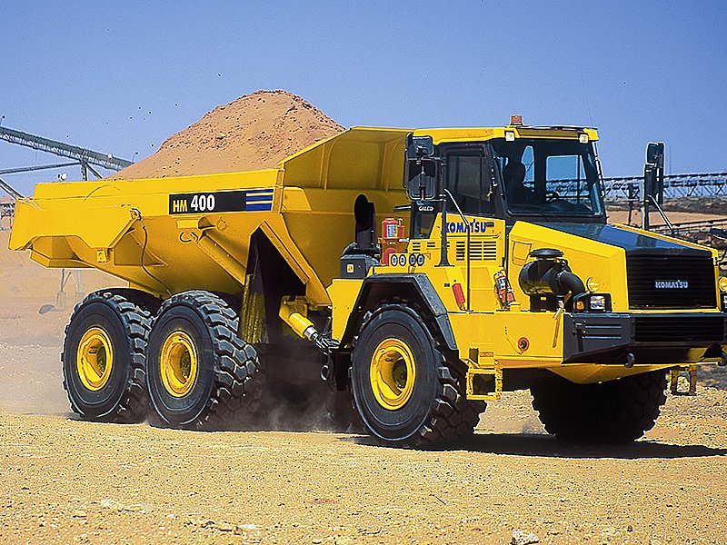 Komatsu HM400-3 самосвалы