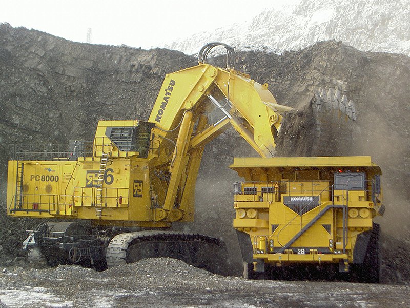 Гусеничный экскаватор Komatsu PC8000-6, Е-6 (с прямой лопатой)