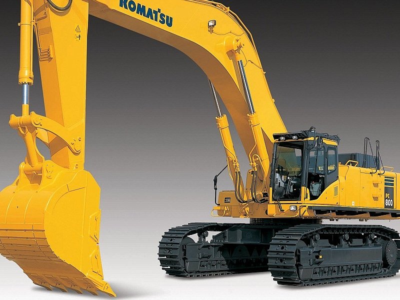 Komatsu PC800SE-8 шынжыр табанды экскаваторы (кері күрегі бар)