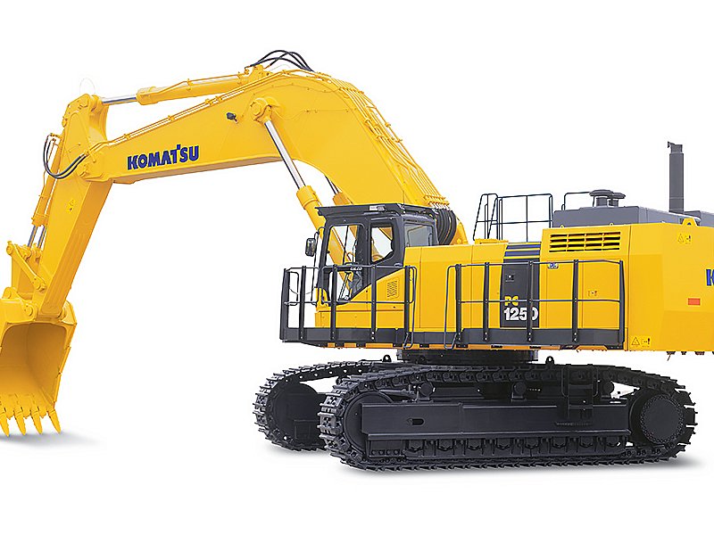 Komatsu PC1250-8 шынжыр табанды экскаваторы (кері күрегі бар)