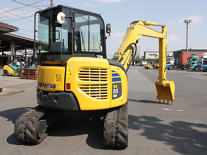 Komatsu PC55MR-3 миниэкскаваторы