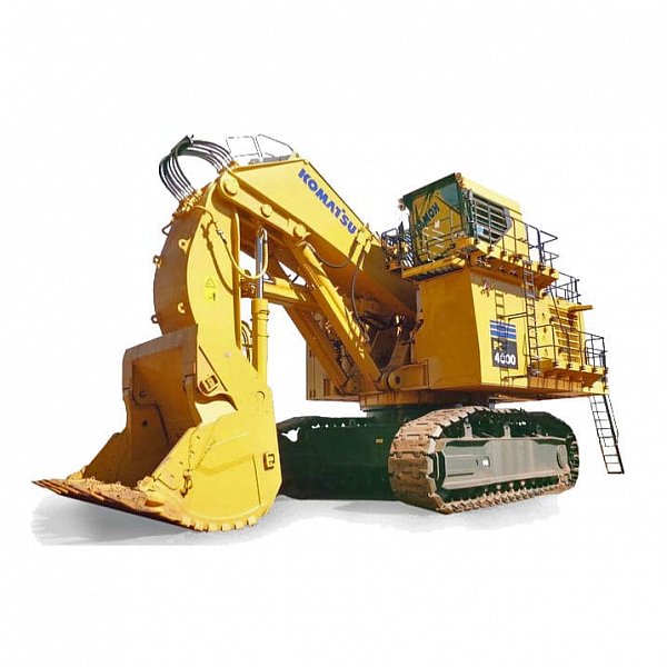 Komatsu PC4000-11 шынжыр табанды экскаваторы (тік күрегі бар)