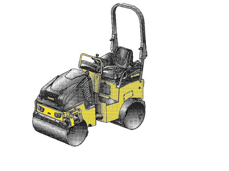 Bomag BW 100 SC-5 жеңіл біріктірілген тандемді аунағы