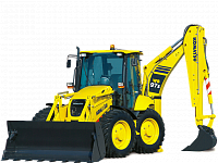 Komatsu WB97S-5E0 экскаватор-тиегіш 