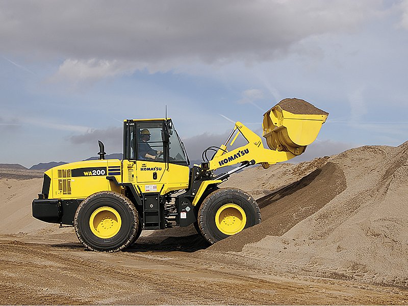 Komatsu WA200-5  дөңгелекті фронталды жүк тиегіші