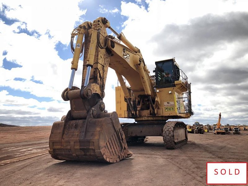 Komatsu PC3000-6, Е-6 шынжыр табанды экскаваторы (кері күрегі бар)