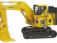 Komatsu PC3000-6, Е-6 шынжыр табанды экскаваторы (кері күрегі бар)