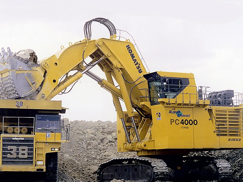 Гусеничный экскаватор Komatsu PC4000-11 (с прямой лопатой)