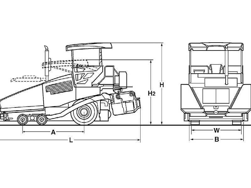 Асфальтоукладчик Bomag BF 600 P-2 S500|600