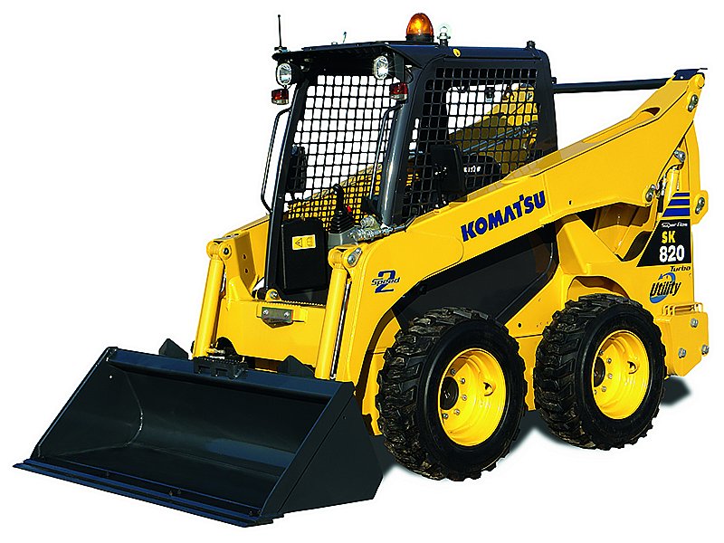 Komatsu SK820-5 борттық бұрылуы бар жүк тиегіші