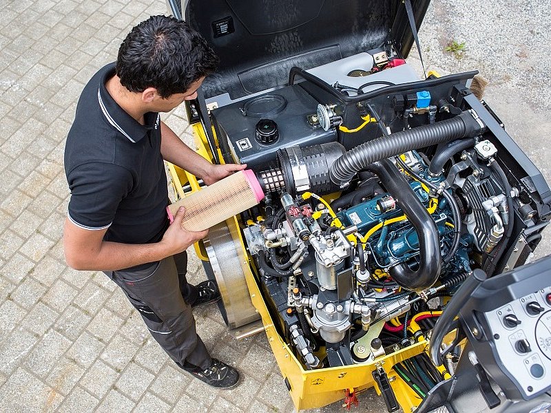 Bomag BW 120 AD-5 жеңіл біріктірілген тандемді аунағы