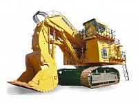 Komatsu PC4000-11 шынжыр табанды экскаваторы (тік күрегі бар)