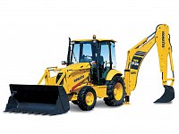 Komatsu WB93R-5 экскаватор-жүк тиегіші